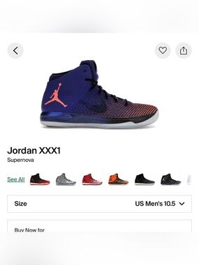 Nike Jordan XXX1 Men's Basketball Shoes - Purple/Coral